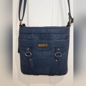 Koltov Blue Crossbody Purse